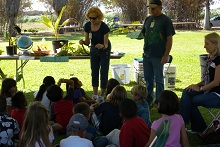 Maui Master Gardeners presenting canoe plants